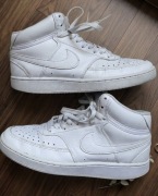 Nike Court Vision Mid damskie za kostkę białe sneakersy sportowe 39/25cm 