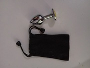 Stylowy korek analny z woreczkiem