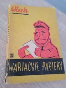 Książka " Wariackie papiery" Wiech. Czytelnik 1957 rok