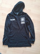 czarna bluza z kapturem 