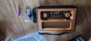  Radio fm retro vintage akumulatorowe bluetooth usb microsd pilot solar