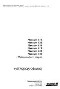 Instrukcja obsługi Case Maxxum 110, 115, 120, 125, 130, 140 PL