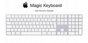 Klawiatura membranowa Apple Magic Keyboard z polem numerycznym Biała
