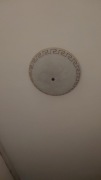 Plafoniera włoska duża, wzór grecki około 50 cm 