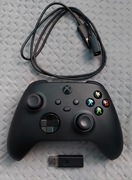 Microsoft Xbox Series Controller czarny + Adapter bezprzewodowy USB