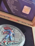 Srebrna moneta 3D SUPERMAN DC 2 oz Ag 0,999 nr 163/300 UNIKAT