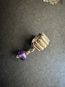 Pandora charms zawieszka luty ametyst 