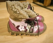 Skórzane trzewiki buty zimowe Bartek r.23