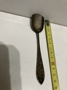 łyżeczka do cukru stara, posrebrzana w dobrym stanie bez przetarć MET