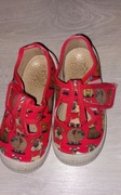 Buty dziecięce r.24 czerwone, kilka razy noszone