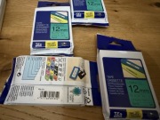 Taśma Brother TZe-731 Oryginalna – czarny nadruk na zielonym tle, 12 mm