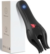 Wibrator masażer ssący penisa z języczkiem USB