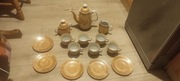Serwis zastaw kawowy porcelana Włocławek PRL lata 60 