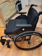 Lekki, aluminiowy, składany wózek inwalidzki, typ ICON 30FAF