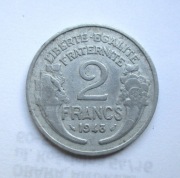 2 Franki 1948 r.  Francja 