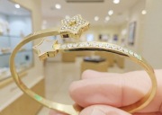 Bransoletka pokryta 18 karatowym 