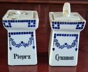 Pojemniki na Pieprz i Cynamon, SM Chodzież 1921-1934r, Antyk