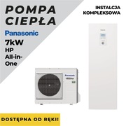 Pompa Ciepła Panasonic HP 7kw AiO z montażem 