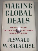 J.W.Salacuse - Making global deals. Autograf 