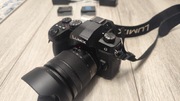 Aparat Panasonic Lumix G90 + obiektyw +2 Aku + karty pamięci, stan idealny