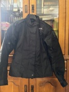 Kurtka motocyklowa dla kobiet czarna tekstylna rozmiar s roleff