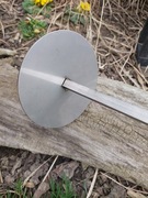 Talerz do sztycy miecza na kebaba POTIS STALGAST 195 mm