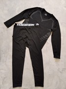 Nowy komplet męskiej bielizny termicznej Rozmiar XL Czarny/Szary