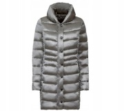 Nowy płaszcz 36 38 S M damski kurtka szara długa pikowana 