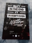 plakat zespołu muzycznego linkin park