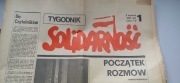 "Tygodnik Solidarność" nr 1 z 1981 r.