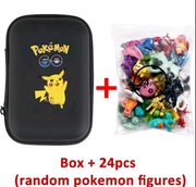 Wyprzedaż do 2 lipca Zestaw 24 sztuk figurek + Etui Box  kolor CZARNY
