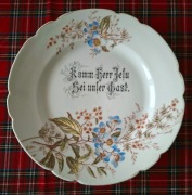 Patera KPM Wałbrzych. 1855-1899.  Średnica 24 cm.