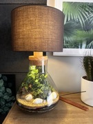 Lampa z lasem w szkle – ręczne wykonanie, unikatowy klimat w Twoim domu!