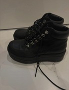 Vagabond buty zimowe kozaki skórzane botki 35 na platformie 