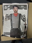 Kostium Przebranie Mime Karnawał Halloween Party