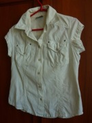 Extra letnia bluzeczka rozpinana mięta M REPORTER 