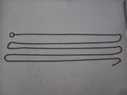 ŁAŃCUCH DO STAREGO ZEGARA WISZĄCEGO SCHWARZWALDZKIEGO 179 CM.