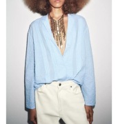 Błękitna koszula zara 34xs nowa