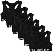 Podstawowy top z biustonoszem dla dziewczynki Channo bez fiszbin.