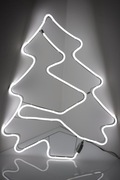 Choinka świąteczna NEON LED BIAŁY ozdoba świąteczna na okno 