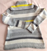 Sweter wełniany r.S, 80% lambswool (wełna jagnięca) 20% nylon