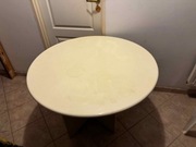 Stół okrągły, biały