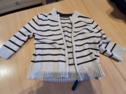 SWETEREK CHŁOPIĘCY ROZPINANY - ROZMIAR 86-92