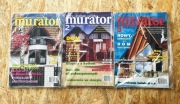 Murator 1996 rok 3 numery archiwalne Nowe zafoliowane!!!