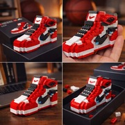 Zestaw 3x model kolekcjonerski sneakers–Jordan 1 vibe –Klocki Konstrukcyjne