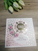 Ręcznie wykonana pamiątka komunii 