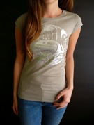 Kup 3 rzeczy zapłać za 2, Beżowa koszulka bluzka tshirt 140cm smile