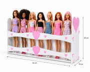 Stojak na lalki Barbie Organizer Półka Ekspozytor Monster High