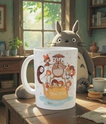 Studio Ghibli manga anime Totoro Mononoke prezent dla niej  kubek Ceramiczn