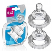 Smoczek Lovi Silikon, do butelki, kaszka 6 m+